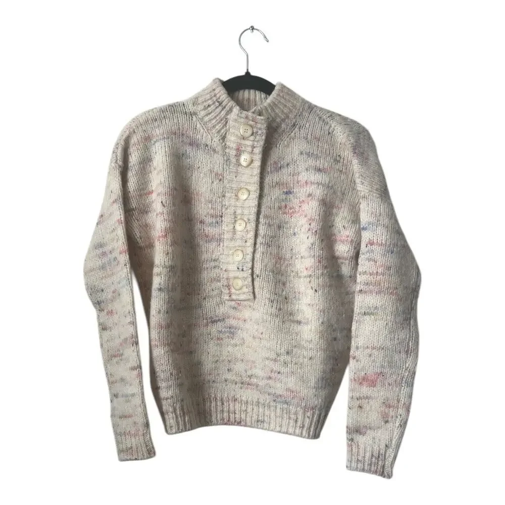 La Maille Sezane Luc Pullover Sweater Ercu Multi Colored Jumper Size XXS - Picture 2 of 12